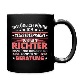 I Talk to Yourself - Richter Edition - Full Colour Mug - black - Right