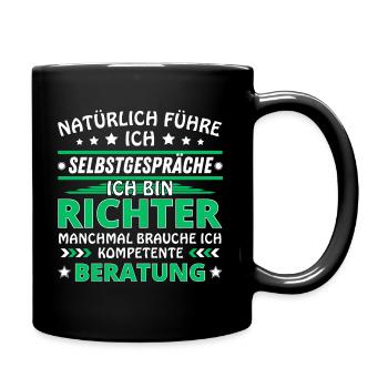 I Talk to Yourself - Richter Edition - Full Colour Mug - black - Right