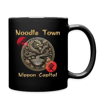 Noodle Town - Full Colour Mug - black - Right