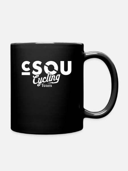 c-sou cycling team - white - Tasse einfarbig - Schwarz