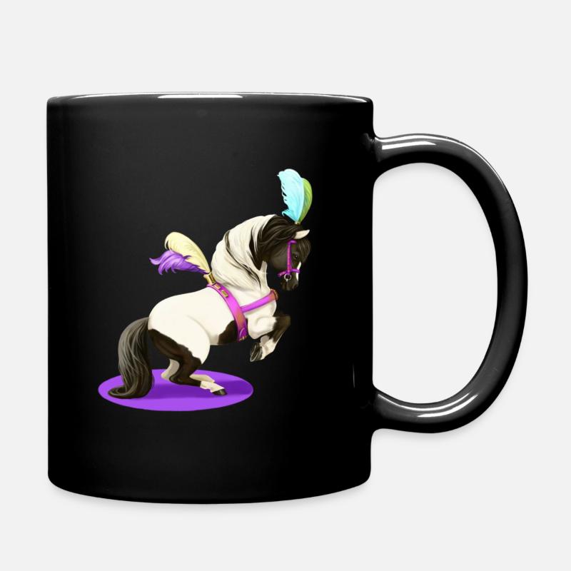 Zirkuspony - Tasse einfarbig - Schwarz
