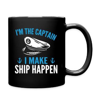 Bateau Yacht Voilier Voilier Voilier Voilier Cadeau - Mug uni - noir - Droite