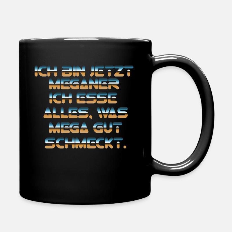 ICH ESSE ALLE - Tasse einfarbig - Schwarz