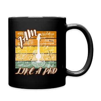 Jam like a Pro - Full Colour Mug - black - Right