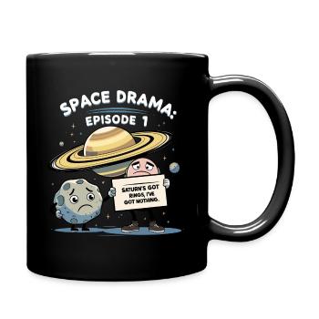 Space Drama Episode 1 - Tasse einfarbig - Schwarz - Rechts