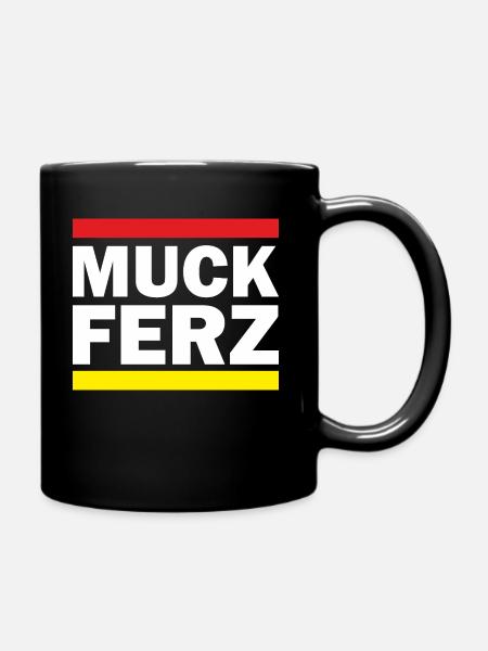 MuckFerz - Tasse einfarbig - Schwarz