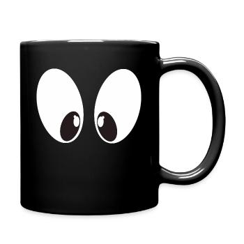 Comic Eyes - Full Colour Mug - black - Right