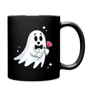 HALLOWEEN Bräutigam Geist Hochzeit Gespenst - Tasse einfarbig - Schwarz - Rechts