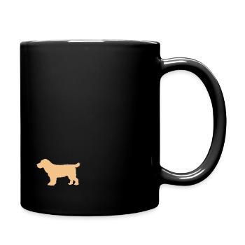 Cocker Spaniel orange sand – SUA - Tasse einfarbig - Schwarz - Rechts