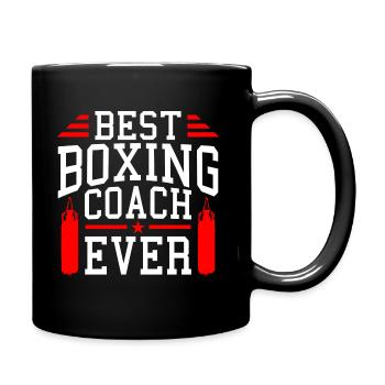 Best Boxing Trainer of All Time Trainer Gift - Full Colour Mug - black - Right