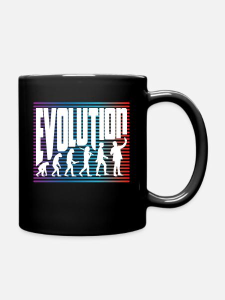 Evolution - Tasse einfarbig - Schwarz
