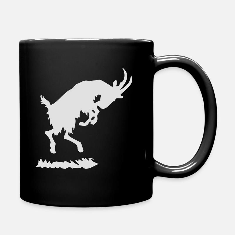 Chèvre sautante - Mug uni - noir