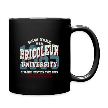 handyman graduated - Full Colour Mug - black - Right
