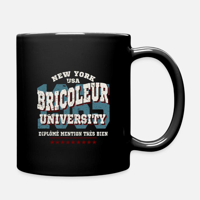 handyman graduated - Full Colour Mug - black