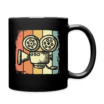 Film video - Full Colour Mug - black - Right
