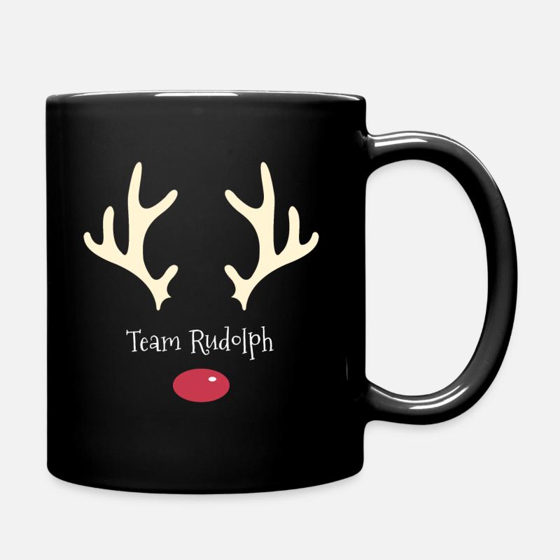 Team Rudolph - Tasse einfarbig - Schwarz