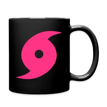 hurricane, hurricane, cyclone, storm, typhoon - Full Colour Mug - black - Right