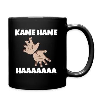son goku anime fan series kamehameha gift - Full Colour Mug - black - Right