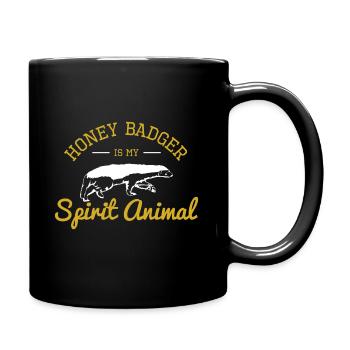 Ratel Mammifère - Mug uni - noir - Droite