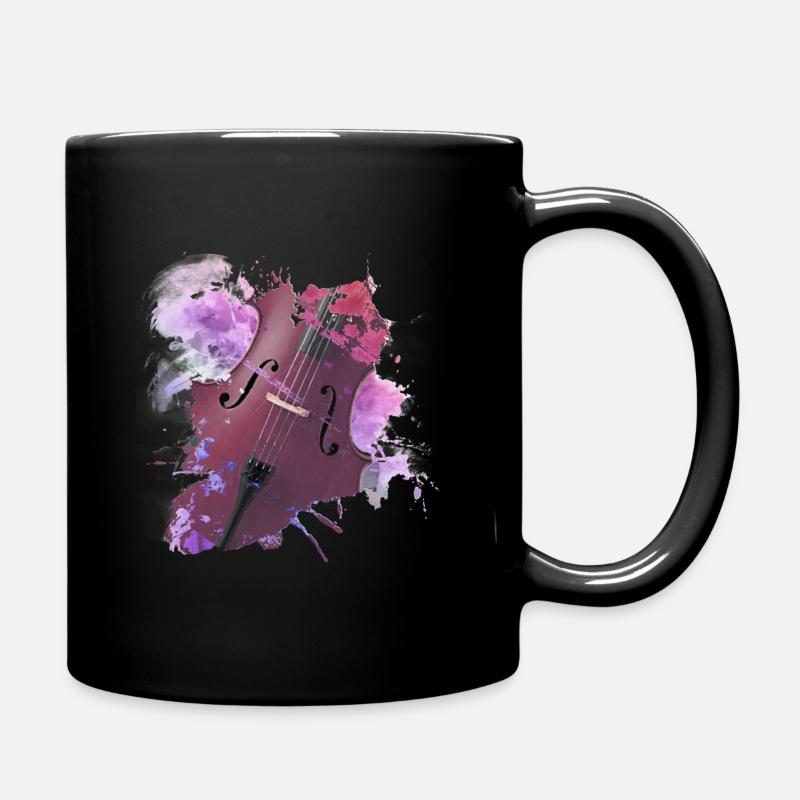 Cello - Tasse einfarbig - Schwarz