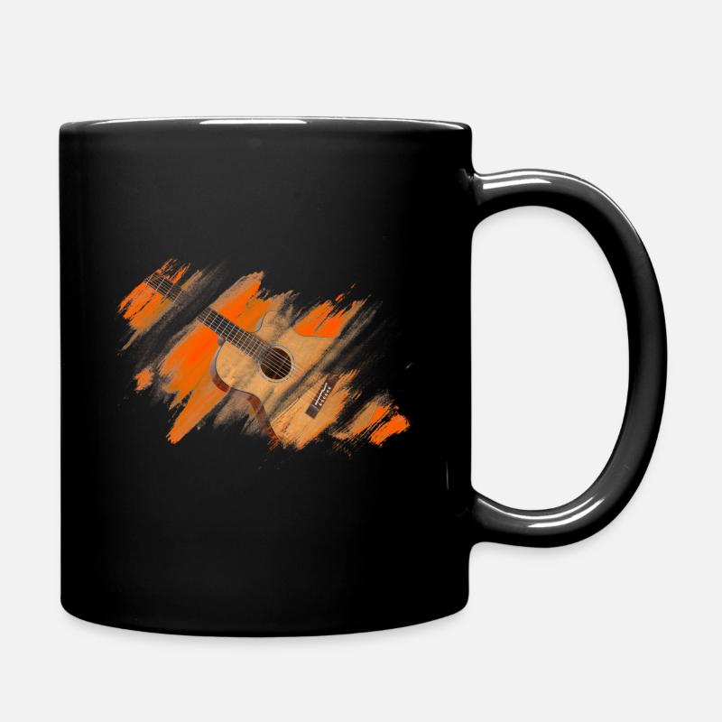 guitar - Full Colour Mug - black