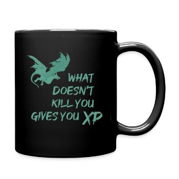 Gaming dungeon role-playing game - Full Colour Mug - black - Right