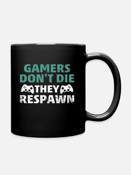 Spielerin - Tasse einfarbig - Schwarz