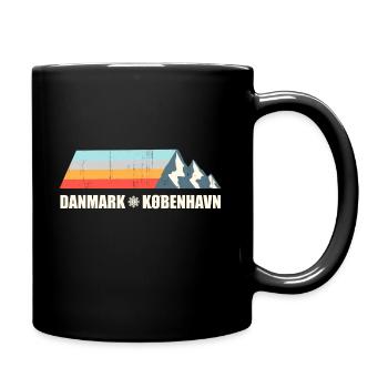 danmark kobenhavn - Mug uni - noir - Droite