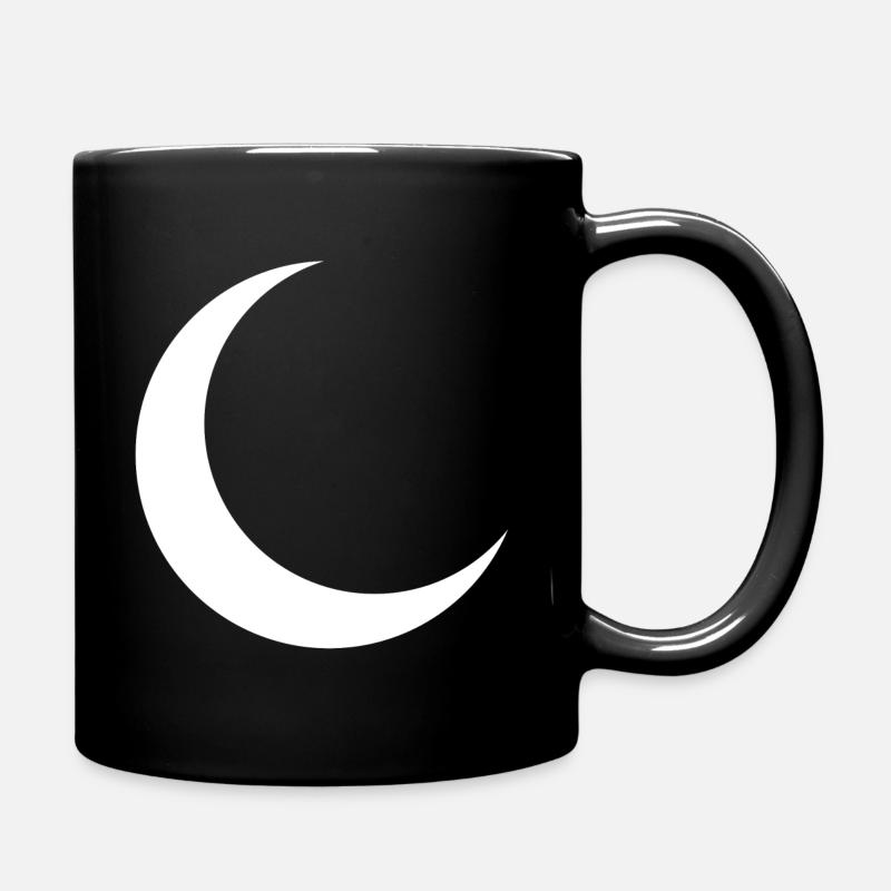 croissant de lune - Mug uni - noir