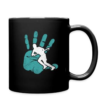 hockey - Mug uni - noir - Droite