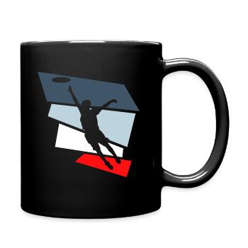 frisbee ultimate frisbee - Mug uni - noir - Droite