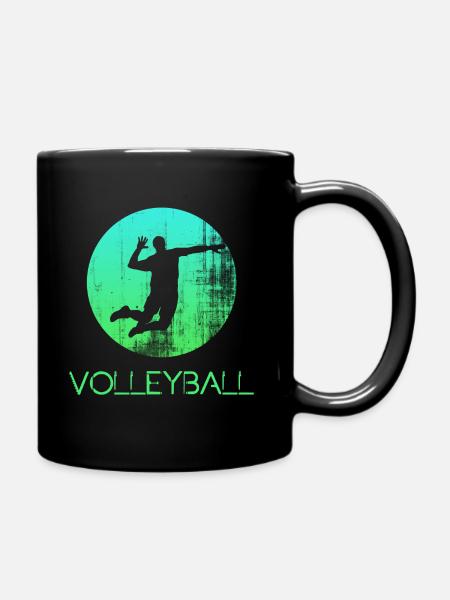 Volley-ball - Mug uni - noir