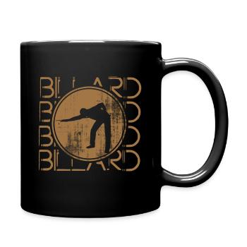 pool billiards - Full Colour Mug - black - Right
