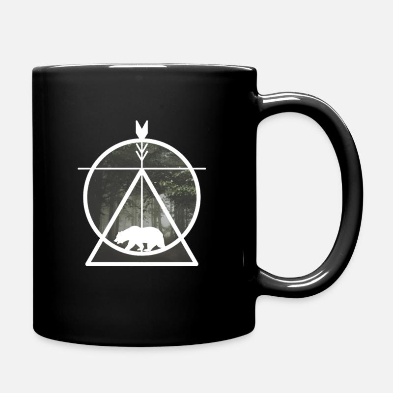 Chaman forêt chaer nature sombre - Mug uni - noir