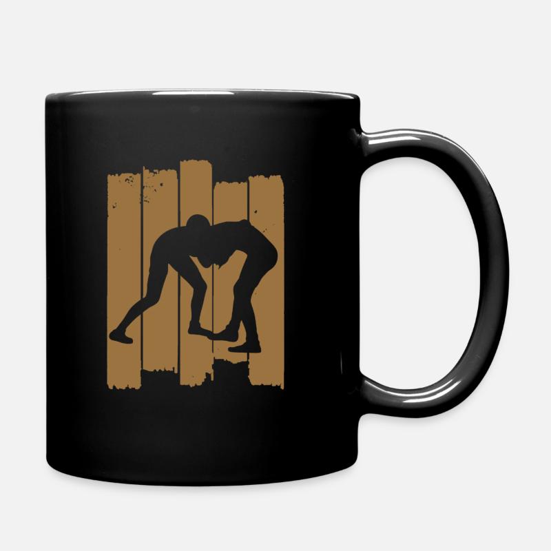 ringen - Tasse einfarbig - Schwarz