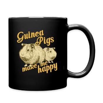 Cochon d'Inde - Mug uni - noir - Droite