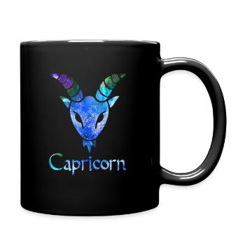 Capricorne - Mug uni - noir - Droite