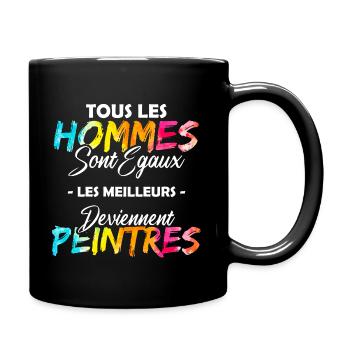 Cadeau drôle peintre peinture peindre - Mug uni - noir - Droite