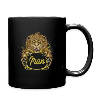 Iran - Tasse einfarbig - Schwarz - Rechts