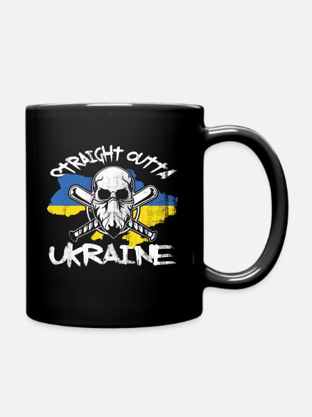 Ukraine - Full Colour Mug - black