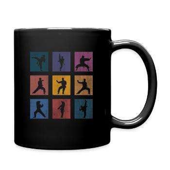 karaté - Mug uni - noir - Droite