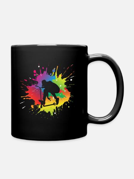 Scooter - Mug uni - noir