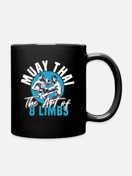 Muay thai - Full Colour Mug - black