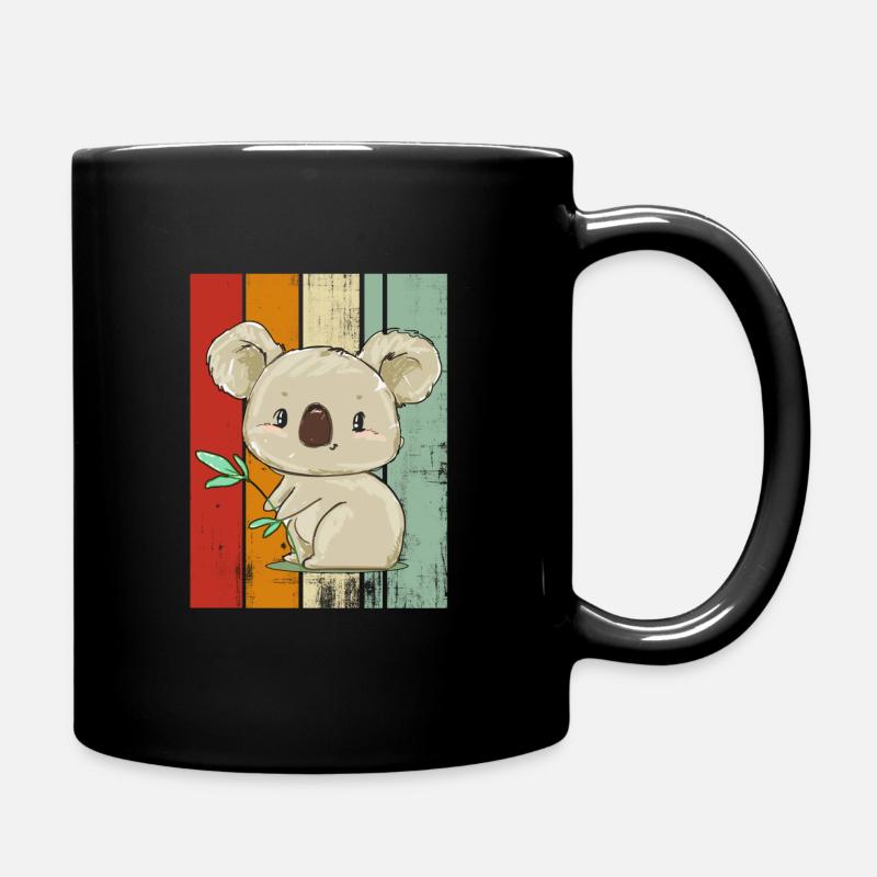 Koala - Tasse einfarbig - Schwarz