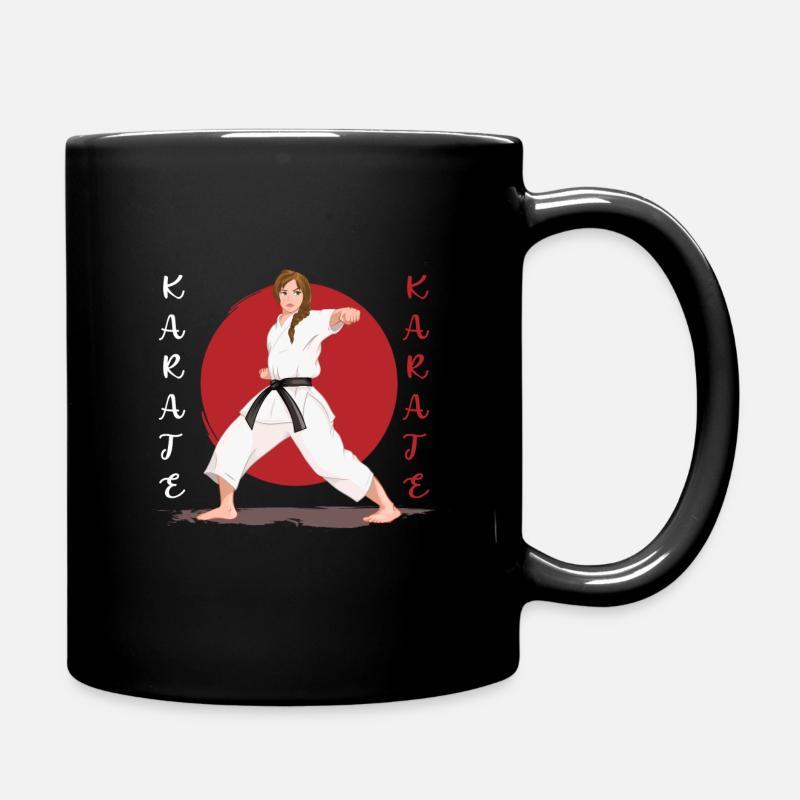 karaté - Mug uni - noir