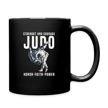 Judo fighter - Full Colour Mug - black - Right