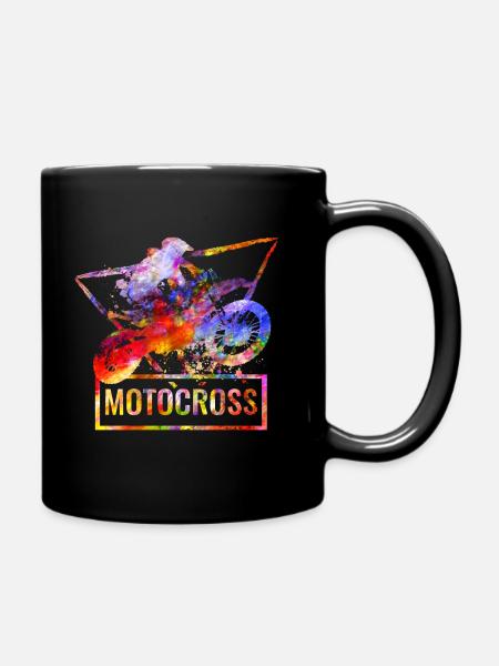 Motocross moto moto moto - Mug uni - noir