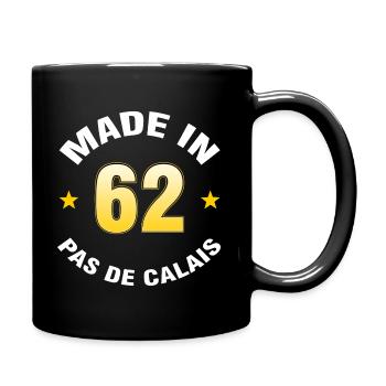 Pas de Calais - Mug uni - noir - Droite