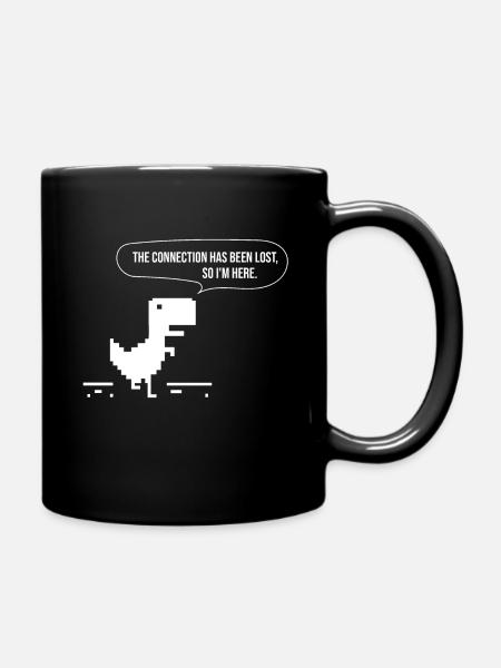 jeu de dinosaure - Mug uni - noir