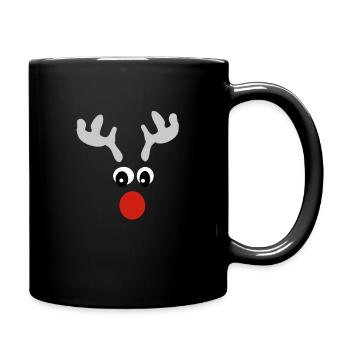 renne - Mug uni - noir - Droite